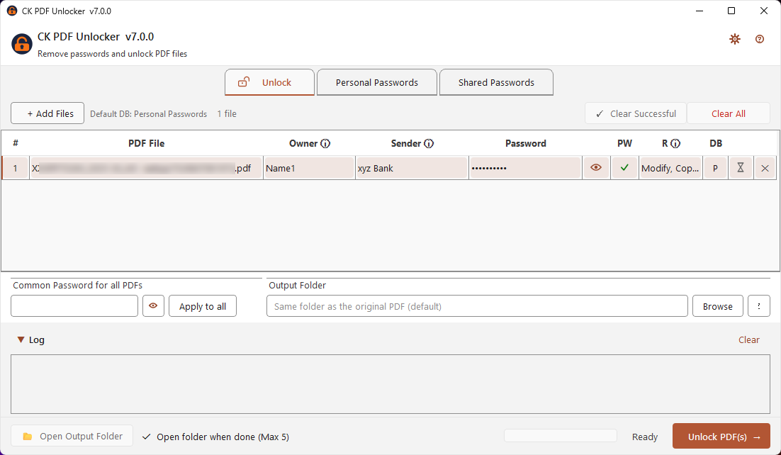 Adding files, with auto-fill in progress
